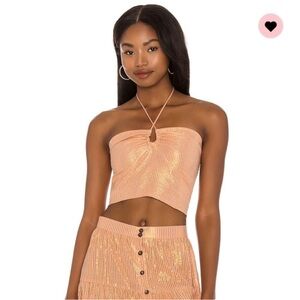 Jen's Pirate Booty High Desert Palm Leaf Corset in Gold Stripe Desert Rose Small